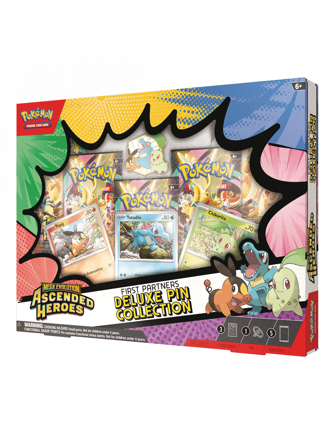 Mega Evolutions - Ascended Heroes First Partners Deluxe Pin Collection